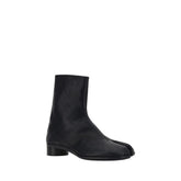 Margiela Black Camel Hair  Flat Boots